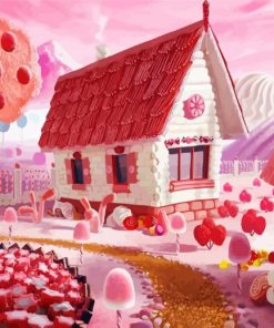 Candy House paint by number