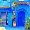 Chefchaouen The Blue Perl paint by numbers