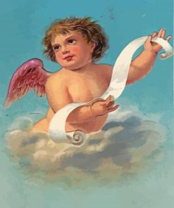 Cherub Angel paint by numbers