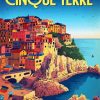 Cinque Terre Italy paint by number