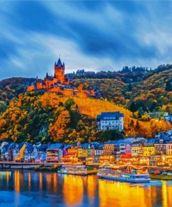 Cochem Germany paint by numbers