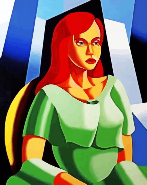 Cubism Lady paint by number