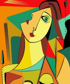 Cubism Woman paint by number