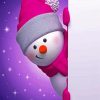 Cute Snowman paint by number