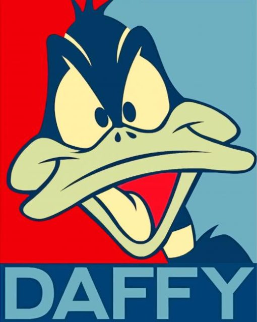 Daffy paint by numbers