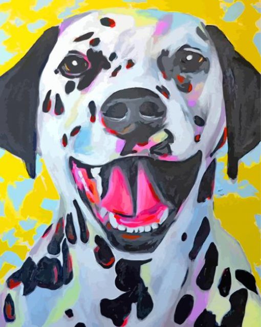 Dalmatian Dog paint by numbers