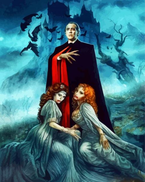 Dracula And Women paint by numbers