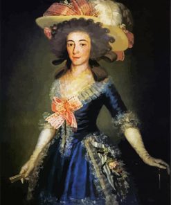 Duchess Countess Of Benavente Goya Art paint by number