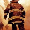 Fireman paint by numbers