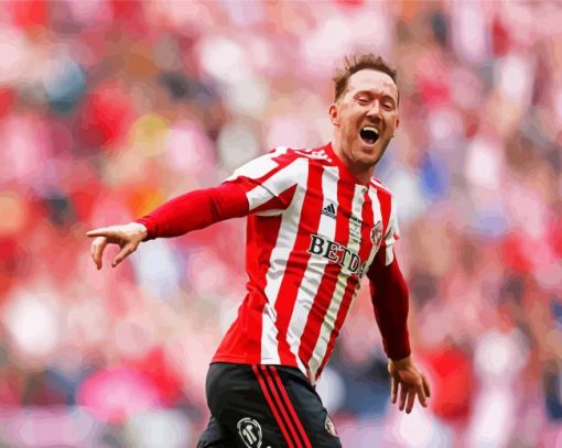 Football Player Aiden Mcgeady paint by numbers