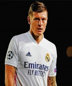 Footballer Toni Kroos paint by numbers