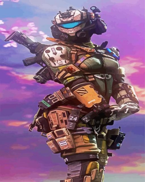 Girly Titanfall paint by numbers