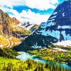 Glacier National Park Montana paint by number