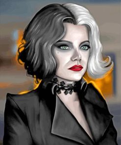 Gothic Cruella paint by numbers