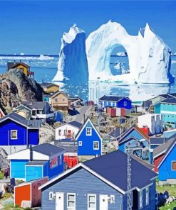 Greenland Island paint by number