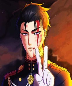 Guren Ichinose Owari No Seraph paint by number