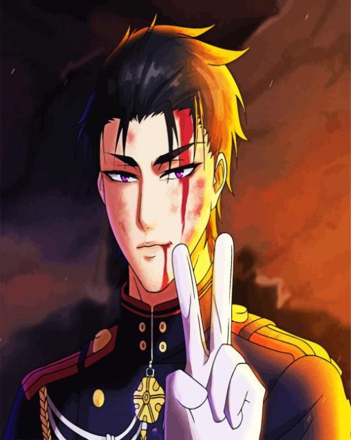 Guren Ichinose Owari No Seraph paint by number