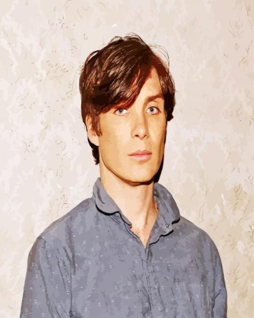 Handsome Cillian Murphy paint by number