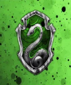 Hogwarts Harry Potter Slytherin paint by numbers