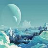 Iceberg Planet paint by number