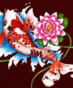 Koi Fish paint by numbers