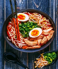 Korean Ramen paint by number