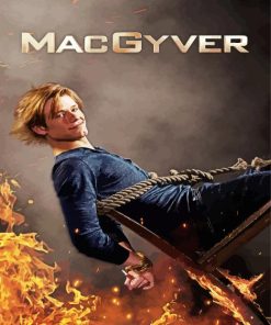 Macgyver Movie Poster paint by number