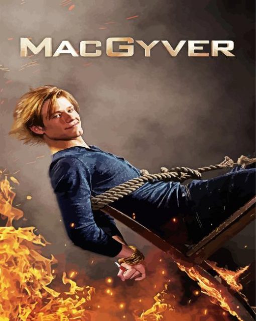 Macgyver Movie Poster paint by number