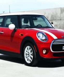 Mini Cooper paint by number