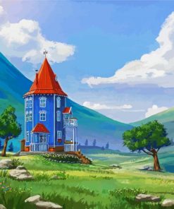 Moomin World Fin Land paint by numbers