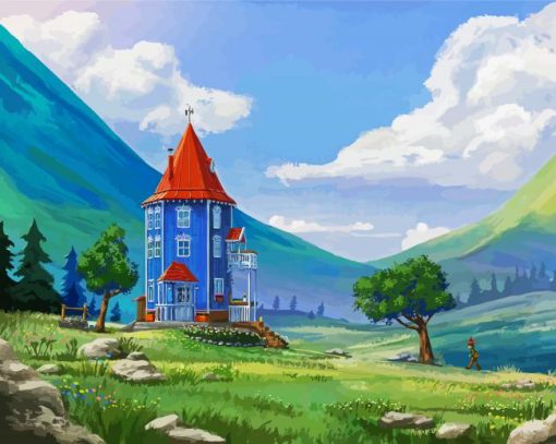 Moomin World Fin Land paint by numbers