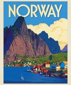 Norway paint by number