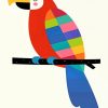 Parrot paint by numbers