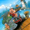 Popeye Anime paint by numbers