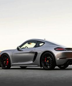 Porsche 718 Cayman paint by numbers