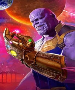 Powerful Thanos paint by number