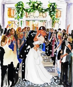 Romantic Wedding Day paint by numbers