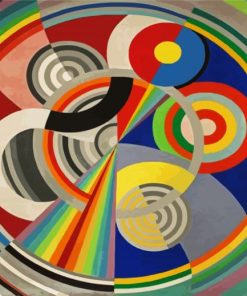 Rhythm Robert Delaunay paint by number