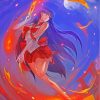 Sailor Mars Art paint by numbers