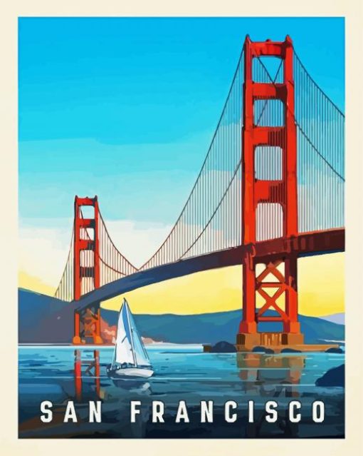 San Fransisco paint by number