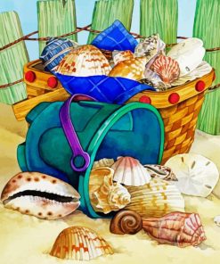 Sea Shells paint by number