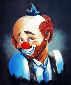 Shy Clown paint by number