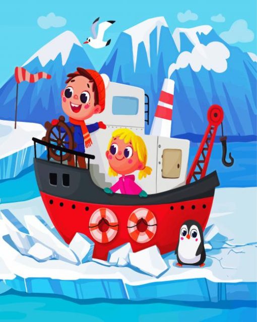 Snow Pirates paint by number