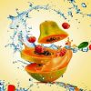 Splash Fresh Fruits paint by number