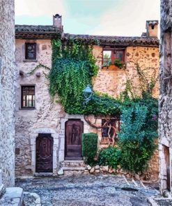 St Paul De Vence Streets paint by numbers