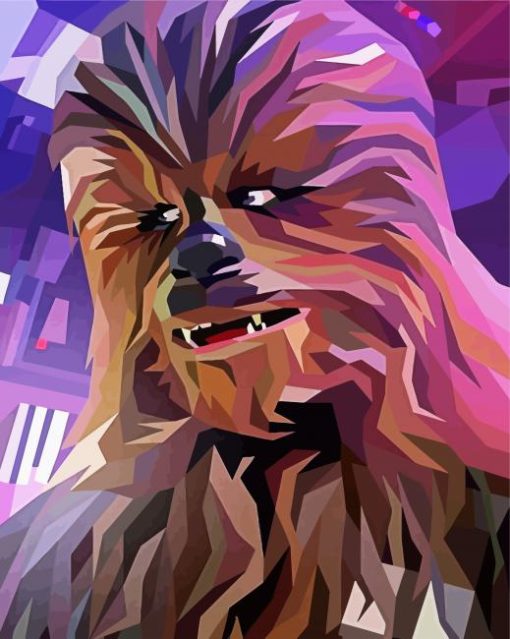 Star Wars Chewbacca paint by numbers