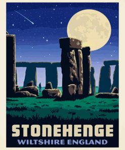 Stonehenge paint by number