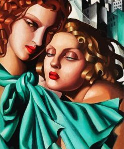 Tamara De Lempicka The Girls paint by number