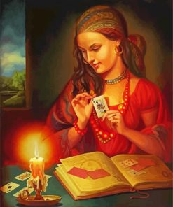 Tarot Reader paint by numbers