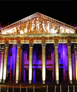 Teatro Degollado Guadalajara Mexico paint by number